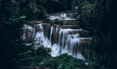 cinematic waterfall Thailand