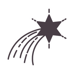 decorative star isolated icon