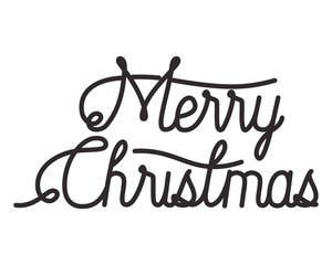 merry christmas calligraphy message