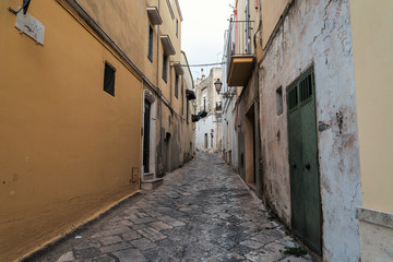 Fototapeta na wymiar Little alley in Oria, Salento, Italy