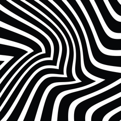 Abstract Vector Background of Waves