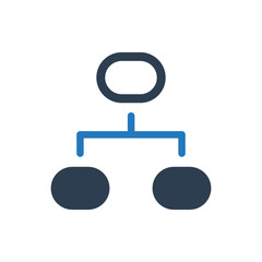 Project flowchart icon