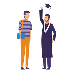 Student graduation cartoon