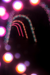 sparkler on black background