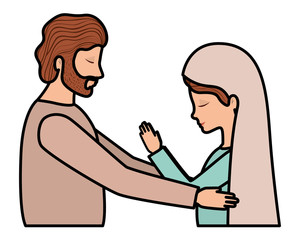 virgin mary and saint joseph