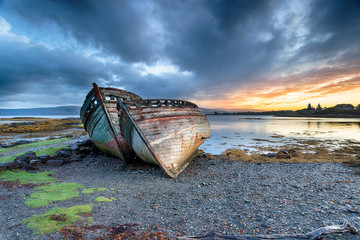 Stormy Sunrise at Salen on the Isle of Mull