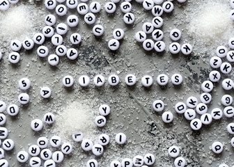 Diabetes and sugar. Healthcare, diabetes, medical concept.