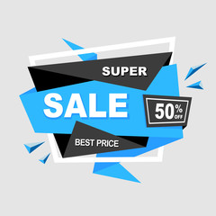 Super Sale Promo Discount Banners
