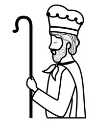 wise man manger character