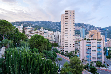 Monte Carlo at sunset
