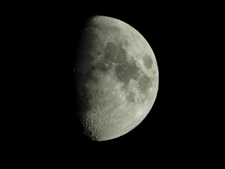 image of the moon taken on 18.10.2018