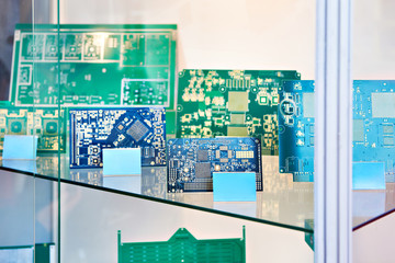 Electronic circuit boards in store