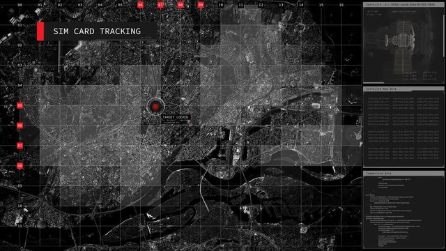 Sim card tracking from satellite, mass surveillance system, privacy violation. Phone tracking, satellite control center