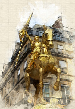 Joan of Arch in Paris