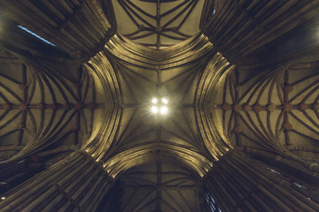 Interiors of Lichfield Cathedral - Tower Ceiling