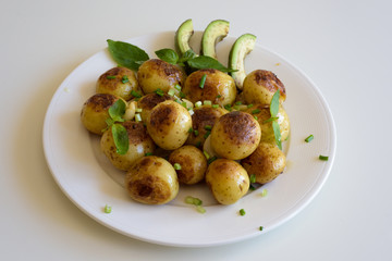 Grilled ripe vegetables