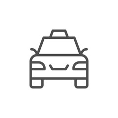 Taxi line icon