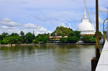 Temple near the river 