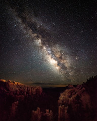 Milky Way Galaxy over Bryce Canyon