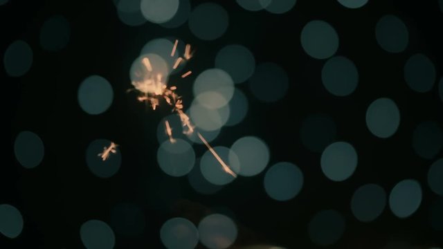 Holiday background with sparklers.
You can easily key out the background, or use soft light/overlay blending mode for adding to your composition.