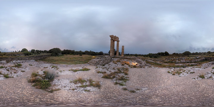 Acropolis Of Rhodos, Rhodes, Greece