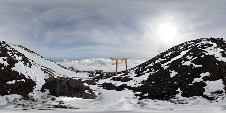 Mount Fuji At 3255 Meters, Fujinomiya-shi, Japan