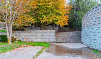 Ankara Landscape with Segmenler park in fall