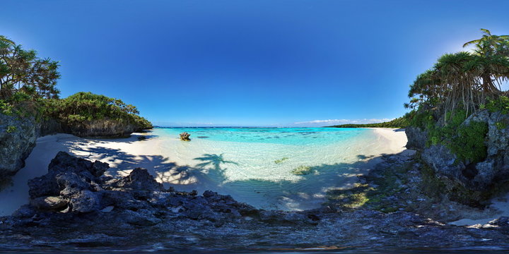 Secluded Beach Lifou, Mu, New Caledonia