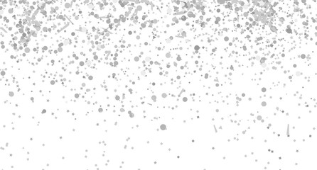 Confetti isolation on white. Luxury texture. Festive background with glitters. Pattern for work. Print for polygraphy, posters, banners and textiles. Greeting cards. Doodle for design and business