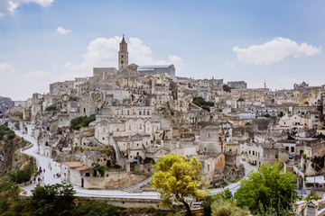 Obraz premium View of the sassi of Matera, Italy