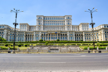 Obraz premium Palace of Parliament. Bucharest. Romania.