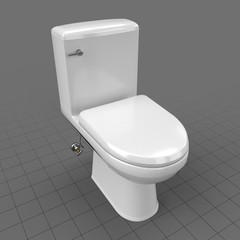 Modern flush toilet