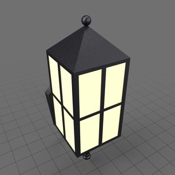 Mounted outdoor light