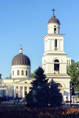 Fototapeta premium the chisinau cathedral and bell tower