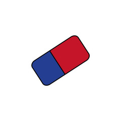eraser icon vector