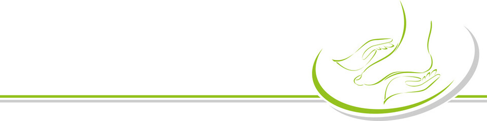 Fuß und Hände, Fußpflege und Massage Hintergrund