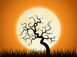 Halloween Baum Hintergrund