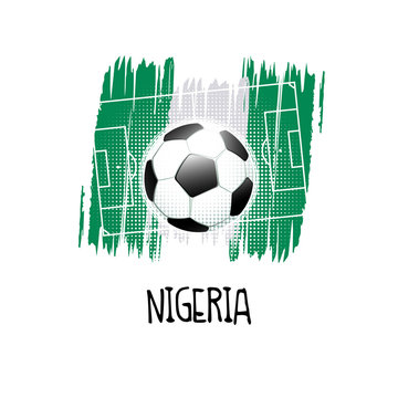 Soccer, Football Concept. Nigeria.