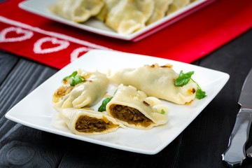 Dumplings - traditional Polish dish