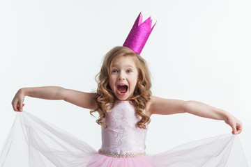 Beautiful little princess girl