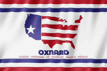 Flag of Oxnard city, California (US)