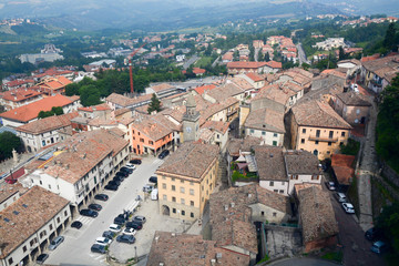 Fototapeta na wymiar view of the Borgo Maggiore