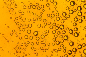 water drops on beer background