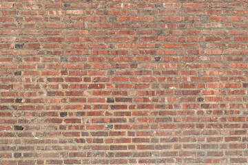 Brick wall background texture, old
