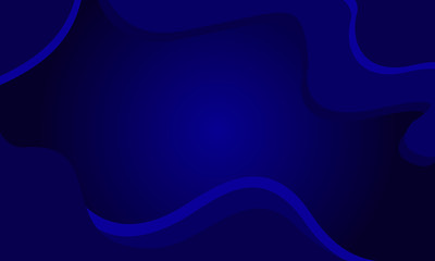Abstract wave blue background. Vector.