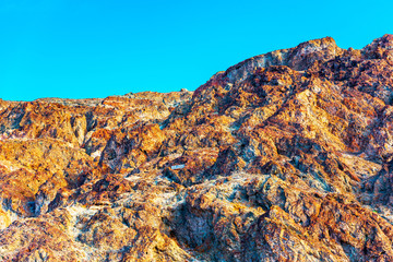 View of Death Valley, California, USA. Copy space for text.