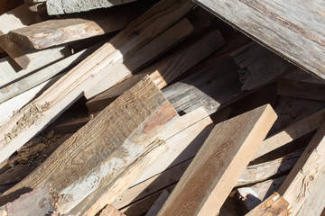 pile of firewood rack