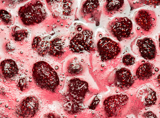 strawberry jam, food theme background