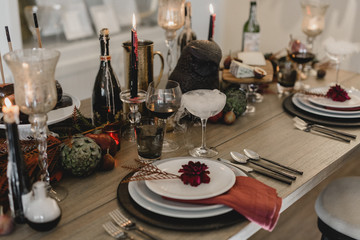 Halloween Table Setting