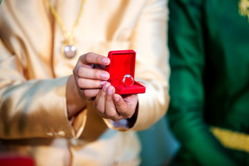 Wedding ring, Wedding Ring bride price. Wedding symbols. Wedding ceremony.